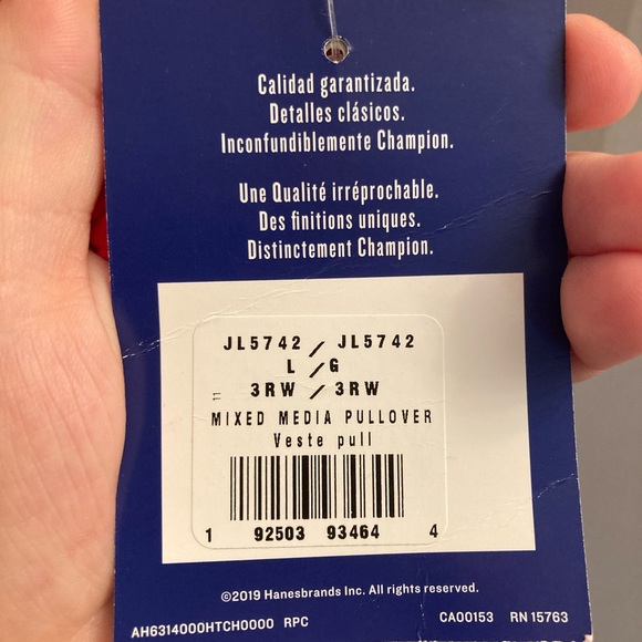 Champion mixed media sweatshirt - Picture 3 of 3